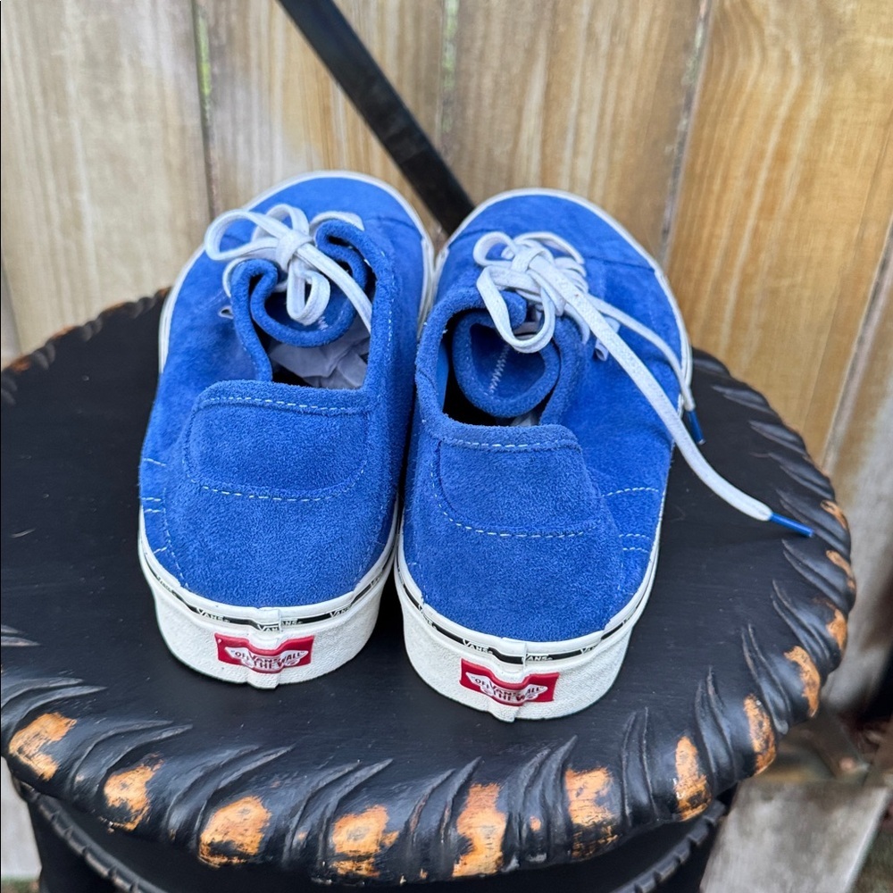 Vans Diamo Ni New Issue suede sneakers in Lapis Blue, size 11.5 - Picture 4 of 6